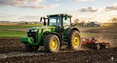 Trator: Veículo automotor projetado para trabalhos pesados, principalmente na agricultura - Imagem 1