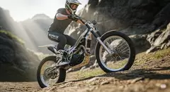 Moto Trial: Motocicleta projetada para superar obstáculos, extremamente leves, ágeis e sem banco - 1
