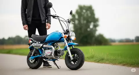 Mini Moto: Uma versão em miniatura de uma motocicleta convencional - Imagem 1