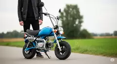 Mini Moto: Uma versão em miniatura de uma motocicleta convencional - 1