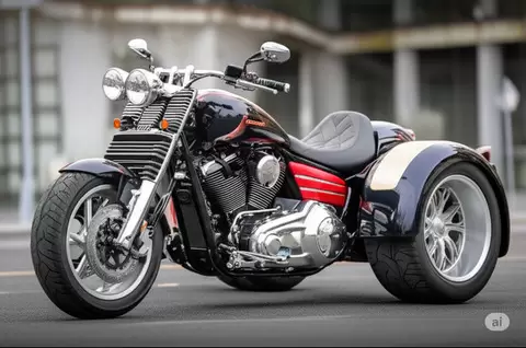 Moto Triciclo: Veículo motorizado de três rodas que combina a estabilidade de um carro - Imagem 2