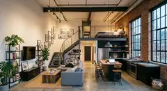 Loft: Apartamentos caracterizados por serem espaços amplos e totalmente integrados - 1