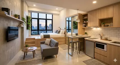 Entenda a diferença e a praticidade de apartamentos compactos, como kitnets, studios, flats e lofts - Imagem 1