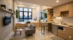Entenda a diferença e a praticidade de apartamentos compactos, como kitnets, studios, flats e lofts - 1