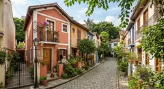 Casa de Vila: Imóveis residenciais localizados em conjuntos de casas geminadas ou isoladas - 1