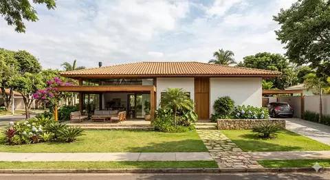 Casa Térrea: Imóvel construído inteiramente em um único pavimento, sem a presença de escadas - Imagem 1
