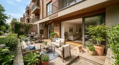 Apartamento Garden: Imóvel localizado no térreo ou nos primeiros pavimentos de um edifício - 1