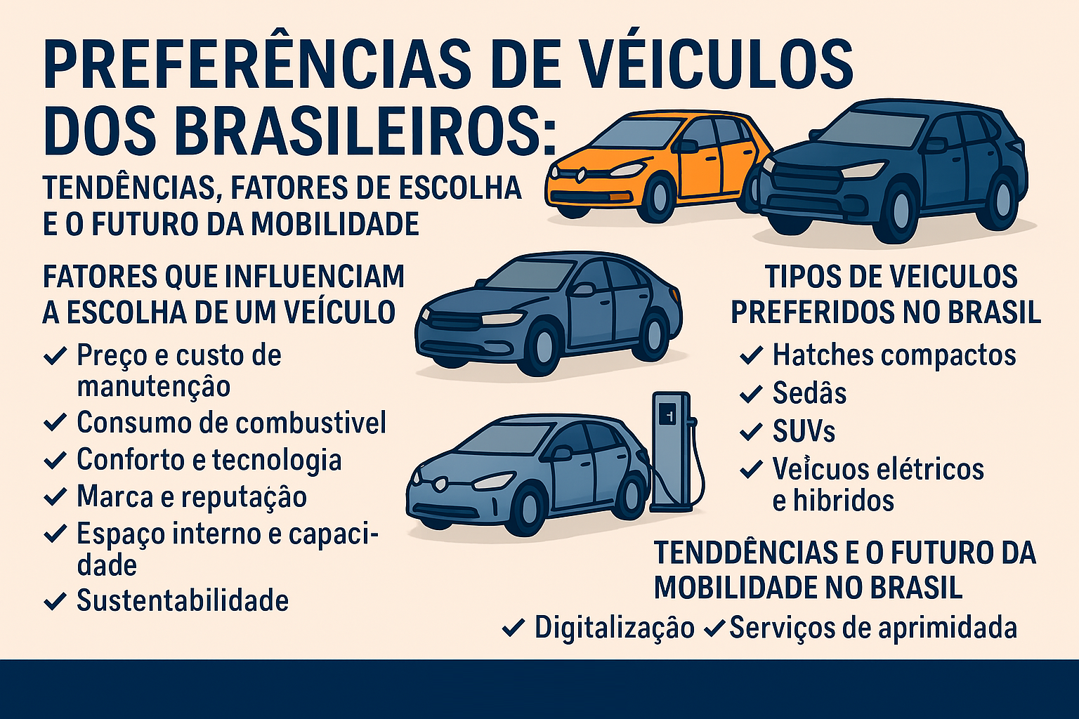 Preferências de Veículos dos Brasileiros: Tendências, Fatores de Escolha e o Futuro da Mobilidade