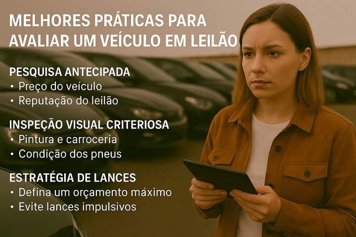 Melhores Práticas para Avaliar um Veículo em Leilão