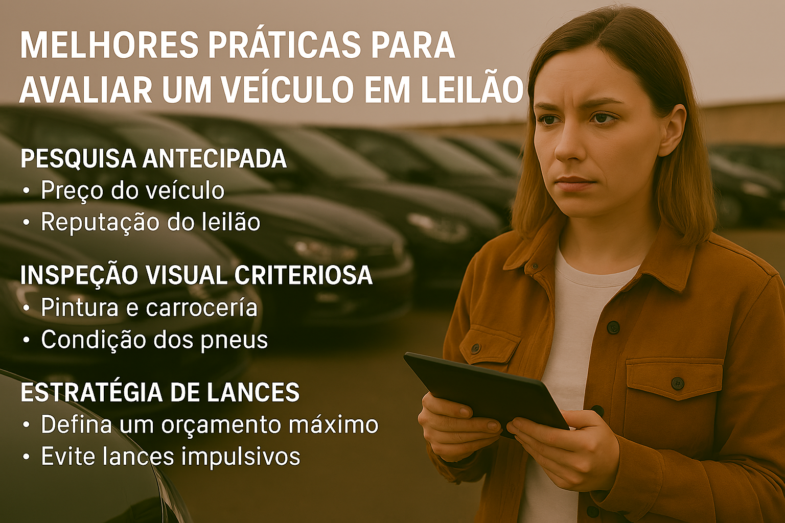 Melhores Práticas para Avaliar um Veículo em Leilão