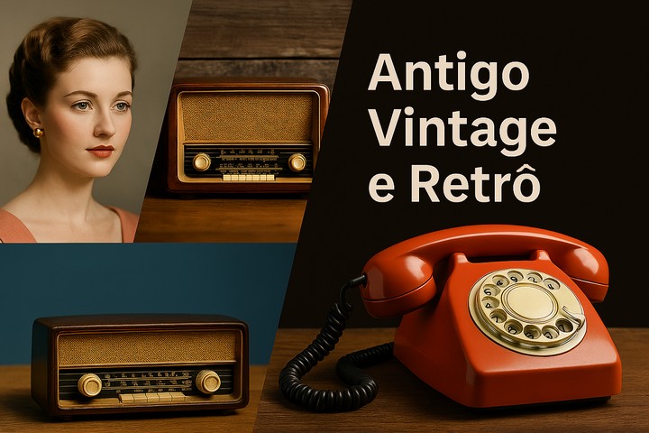 Antigos Vintage e Retrô: Descubra os Segredos por Trás dos Estilos que Valorizam a Nostalgia e o Clássico que Encantam Gerações!
