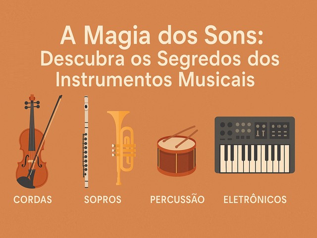A Magia Sonora: Como os Instrumentos Musicais Moldam e Transformam a Música