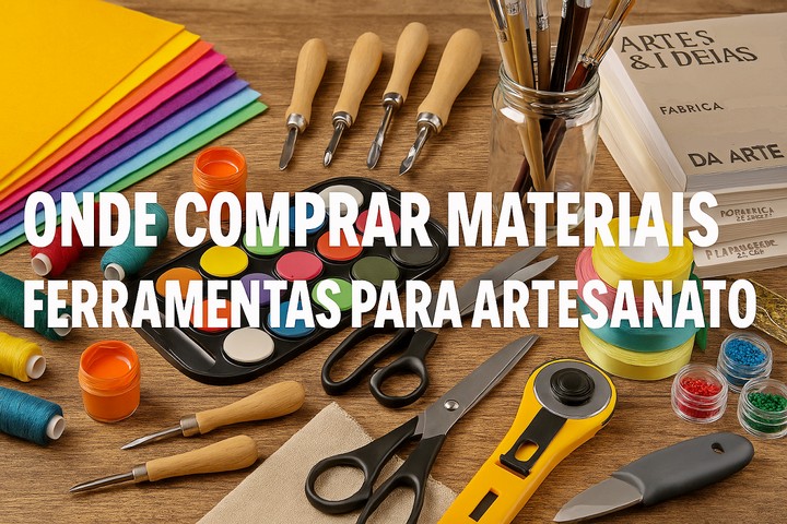 Onde comprar materiais e ferramentas para artesanato?