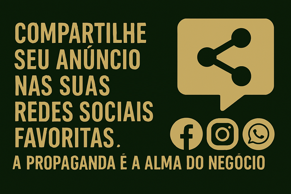Aumente o Alcance: Compartilhe Seus Anúncios Facilmente!