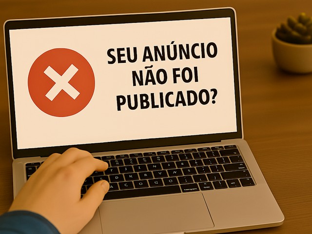 Seu Anúncio Não Foi Publicado? Entenda os Motivos Comuns