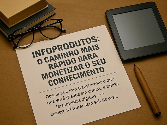 Infoprodutos: O Caminho Mais Rápido Para Monetizar o Seu Conhecimento